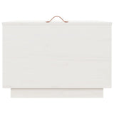 Storage Boxes with Lids 3 pcs White Solid Wood Pine 818246