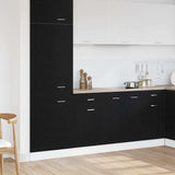 Hanging Cabinet Black Oak 50 x 46 x 81.5 cm Engineered Wood 863257