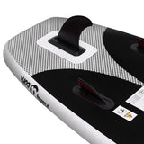Inflatable Stand Up Paddle Board Set Black 300x76x10 cm 93384