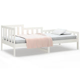 Day Bed without Mattress White 90x190 cm Single Solid Wood Pine 820732