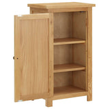Cupboard 45x32x85 cm Solid Oak Wood 289198