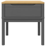Lamp Table FLORO Grey 55x55x54 cm Solid Wood Pine 374028