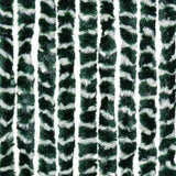 Insect Curtain Green and White 100x220 cm Chenille 325447
