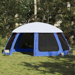 ZNTS Pool Tent with Removable Fly & Mesh Walls Azure Blue 612x612 cm 4100637