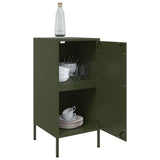 Sideboards 2 pcs Olive Green 36x39x79 cm Steel 843021