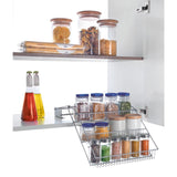 ZNTS Metaltex 3-tier Spice Rack Up&Down on Rails 443444