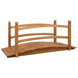 Garden Bridge 140x60x60 cm Solid Firwood 313890