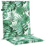 Back Cushions 6 pcs Leaf Pattern 100 x 50 x 3 cm Oxford Fabric 361312