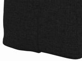 Back Pillow Black 180 x 24 x 50 cm Fabric 42014559