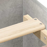Bed Frame without Mattress Concrete Grey 140x190 cm 3203785