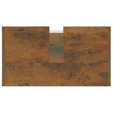 Bathroom Cabinet Smoked Oak 60x33x60 cm Engineered Wood 815525