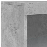 Sideboard with LED Lights Concrete Grey 181.5x37x100 cm 3209152