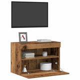 TV Wall Cabinet 2 pcs Old wood 60 x 30 x 40 cm Engineered Wood 862207