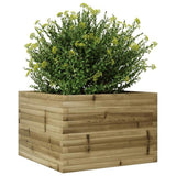 Garden Planter 70x70x45.5 cm Impregnated Wood Pine 847257