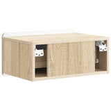Wall-Mounted Bedside Cabinet 2 pcs Sonoma Oak 49 x 34.5 x 24 cm 898280