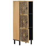 Side Cabinet 40x33x110 cm Solid Wood Mango 358241