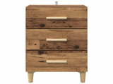 Bedside Cabinet Old Wood 40 x 40 x 66 cm Engineered Wood 880613