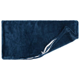Cushion Cover 12 pcs HEERLEN Navy Blue 40 x 80 cm Flannel 910179