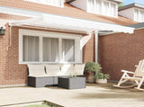 Awning Frame White 300 x 200 cm Polyester with PU coating 3329577
