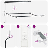 Automatic Retractable Awning Burgundy 300x250 cm 3310181