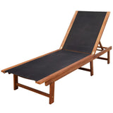 Garden Furniture Set Brown Acacia wood 9 piece set Foldable 42649