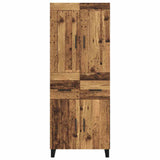 Highboard 2 pcs Old Wood 69.5 x 34 x 180 cm 3415657