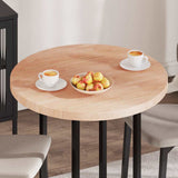 Table Top Light Brown 80 x 4 cm Solid Oak Wood 42016018