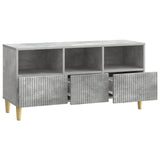 TV Cabinet Concrete Grey 102 x 34.5 x 50 cm Engineered Wood 894678