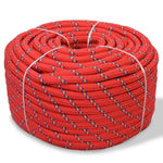 ZNTS Marine Rope Polypropylene 8 mm 500 m Red 143817