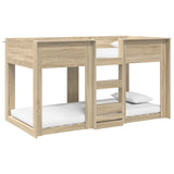 Bunk Bed for Kids Sonoma Oak 75 x 190 cm Engineered Wood 3410389