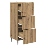 Drawer Cabinet Artisan Oak 33 x 34.5 x 92 cm Engineered Wood 894394