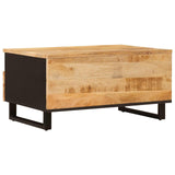 Coffee Table with Drawer Brown 80 x 54 x 40 cm Solid Mango Wood 4018309