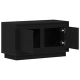 TV Cabinet 80 x 35 x 45 cm Black oak Engineered wood 862130