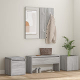 Hallway Furniture Set Grey Sonoma Engineered Wood 3120201
