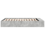 Bed Frame without Mattress Concrete Grey 135x190 cm Double 3280590