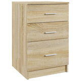Bed Cabinet Sonoma Oak 40x40x63 cm Engineered Wood 808642