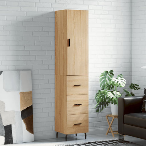 Highboard Sonoma Oak 34.5x34x180 cm Engineered Wood 3198868