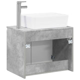 Bathroom Furniture Set Concrete Grey Engineered Wood 3404333