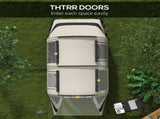 Four Man, Two Room Blackout Tent, with Accessories - Khaki T3398P349034