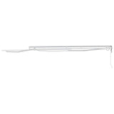Awning Frame with LED Strip Lights White 500 x 350 cm Aluminium 313227