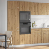 Microwave Cabinet Lyon Artisan Oak 60x57x207 cm Engineered Wood 3334024