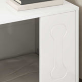 Dog House Gloss White 44 x 42 x 49 cm Engineered Wood 8000702