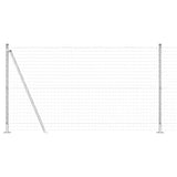 Welded Wire Fence with Concrete Base 10 x 1.2 m 3350985