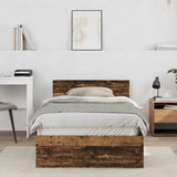 Bed Frame Old Wood 203 x 104 x 70 cm Engineered Wood 3376050