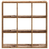 Bookcase Old Wood 102x32x102 cm Engineered Wood 852823