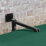 Garden Parasol Green 248.5 x 247.5 x 160 cm Polyester and Steel 42003236