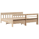 Bed Frame without Mattress 180x200 cm Super King Solid Wood Pine 3306996