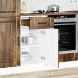 Kitchen Base Cabinet Lucca Smoked Oak Engineered Wood 853712