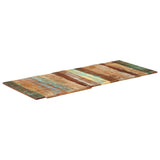 Rectangular Table Top 60x140 cm 15-16 mm Solid Reclaimed Wood 286047