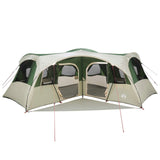 Family Tent with Rainfly Water-resistant 6-Person Green 42042250